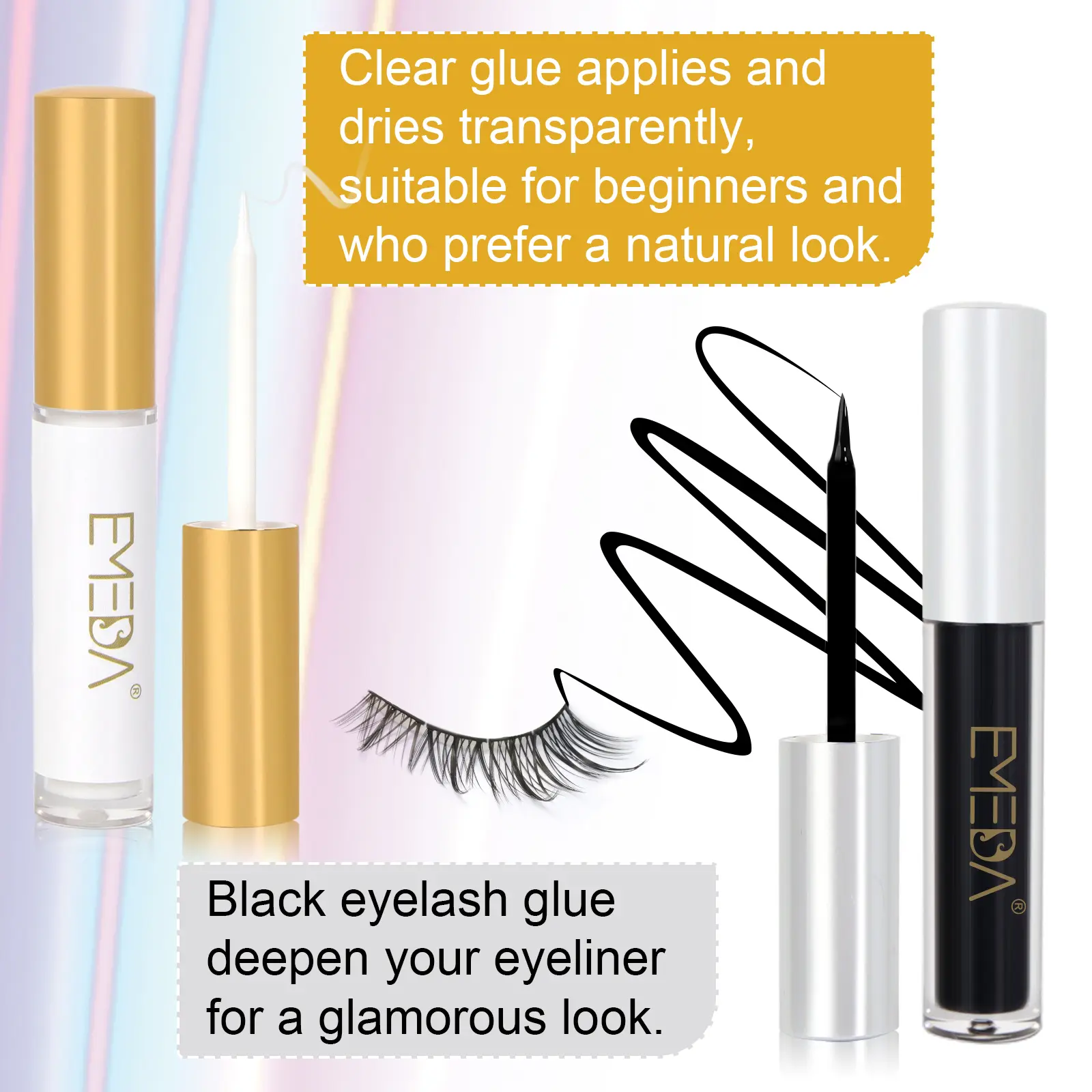 Strip lashes glue super strong hold  safe for using great for reusable lashes  wholesale price